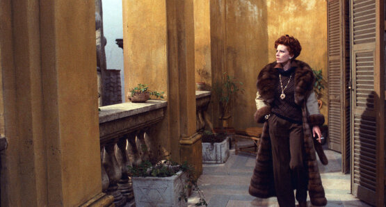 Silvana Mangano in a scene from CONVERSATION PIECE. A Kino Lorber release.