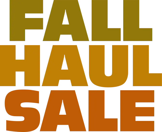 Fall Haul Sale